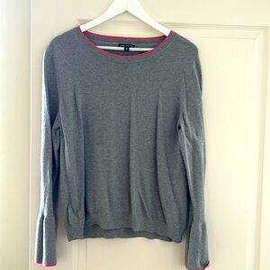 J. Crew Mercantile Sweater Grey and Pink. XL